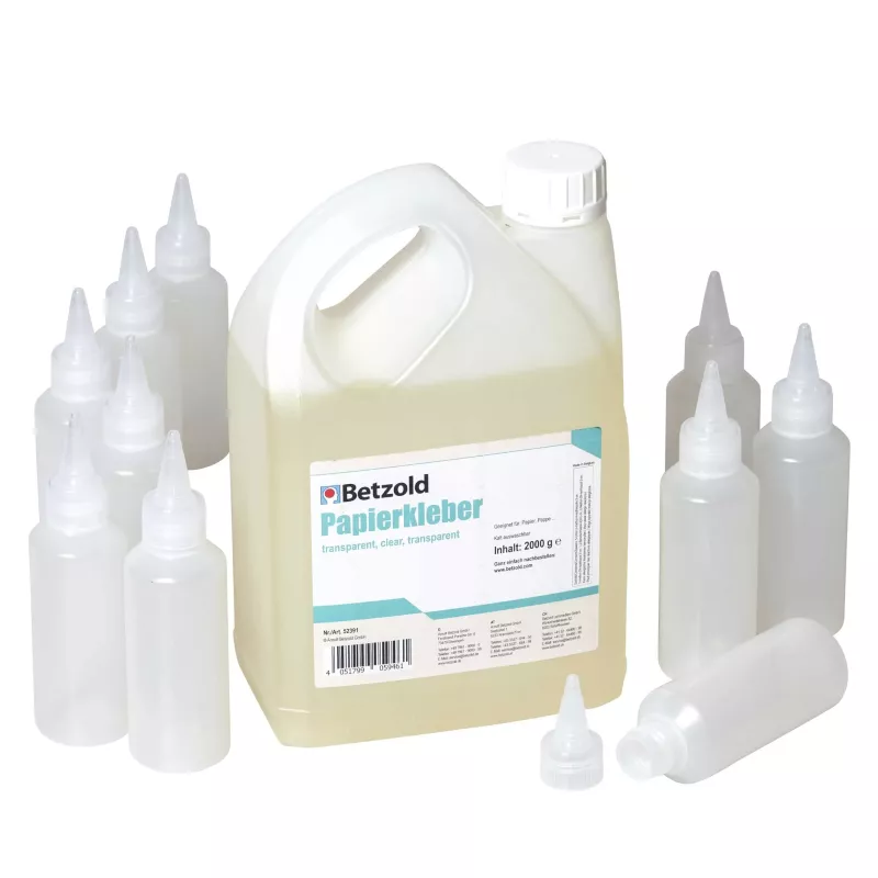 Papierkleber, Klebemittel, Flasche, Fläschchen, Lösvpaste?