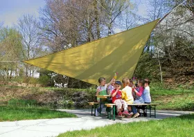 Sonnensegel Dreieck, 5 x 5 x 5 m