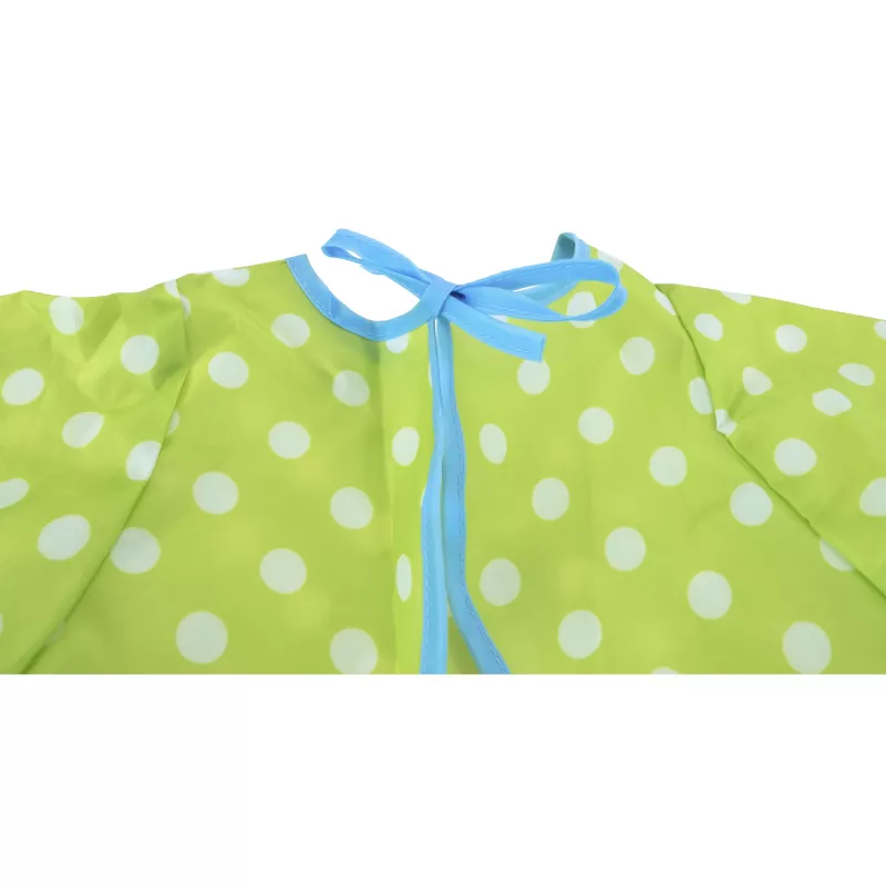 Polka dot, Limettengrün, Blauer Binder, Rückensaum, Stoffärmel