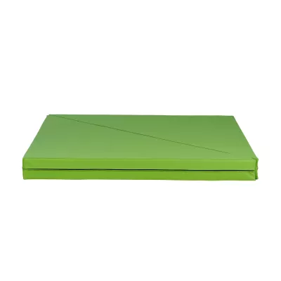matte mat, flaches matratzenauflage, eco grün, gefaltete kissen, schaumstoffpolster