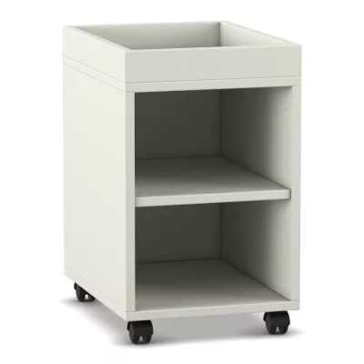 Beistellschrank, Rollwagen, Mobiler Schrank, Offenes Regalboden, Rollen