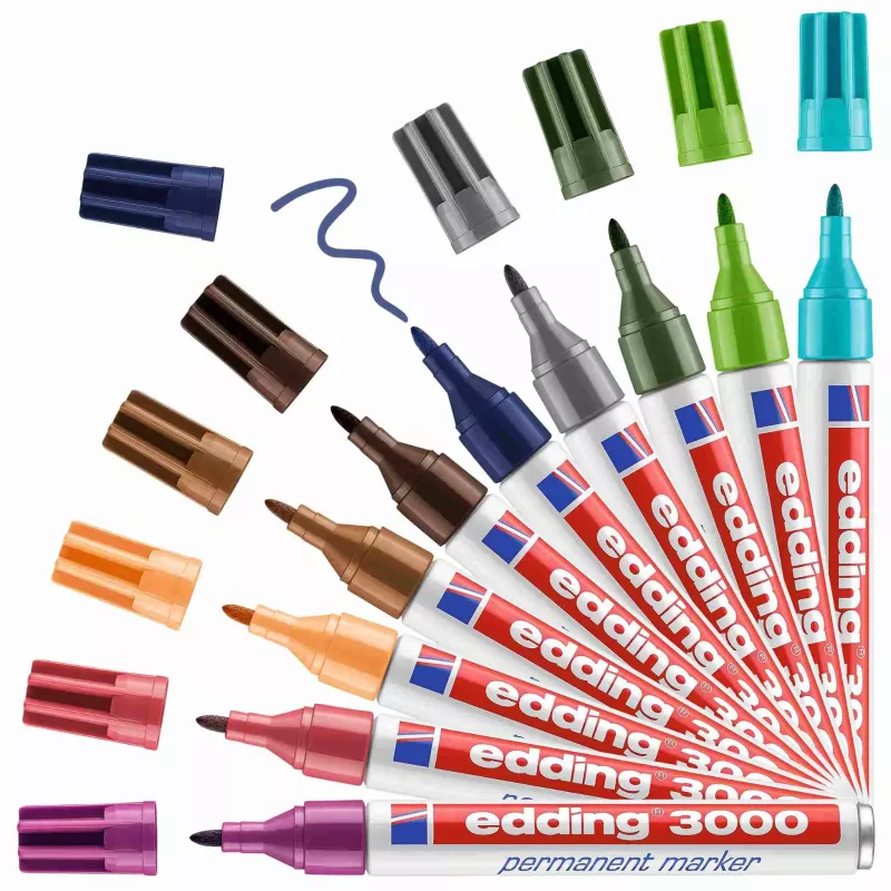 Permanentmarker, Marker, Filzstift, Schulbedarf, Kunstbedarf