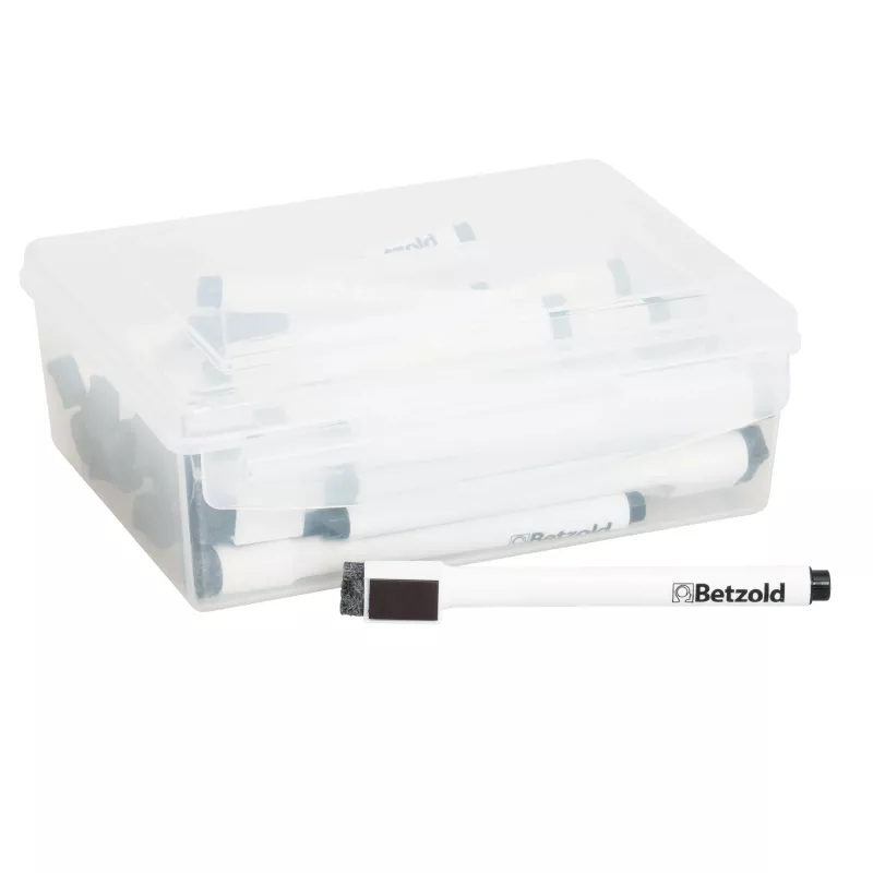 Kunststoffbox, Marker-Set, Whiteboard-Utensilien, Filzstift, Aufbewahrungset