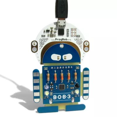 robot, Elektronik, Mikrocontroller, blau, USB-Auge