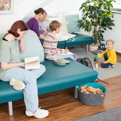 sofa, Lounge-Sessel, Kinder, Spielzimmer, Holzboden