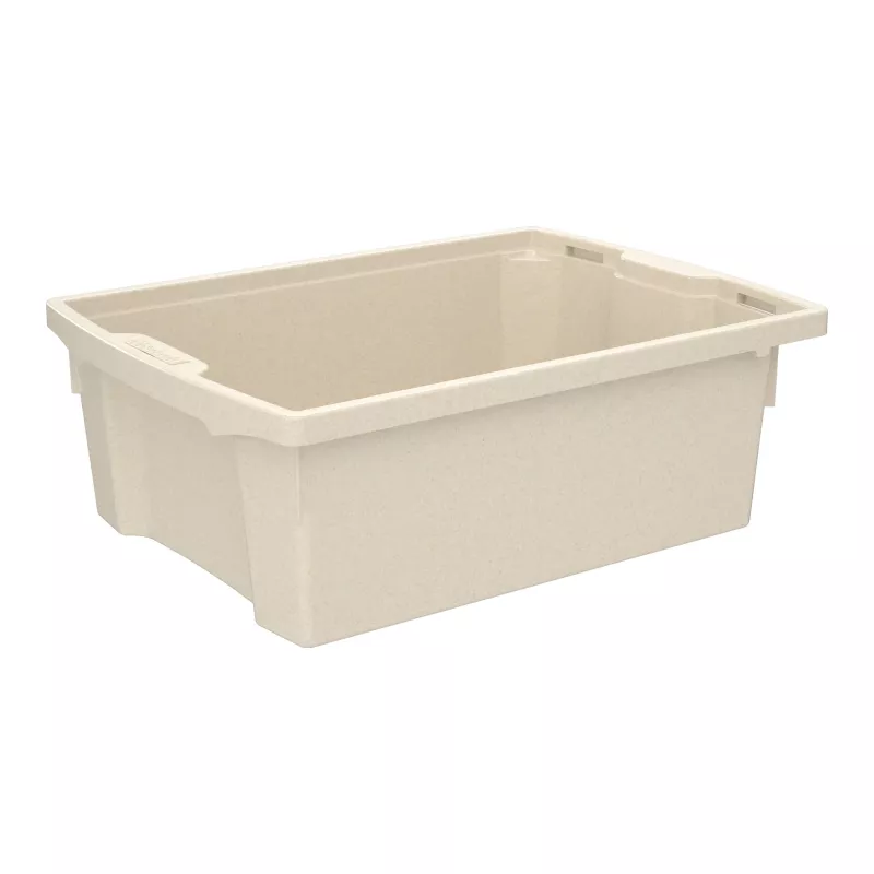 Kiste, Aufbewahrung, Kunststoff, Beige, Box