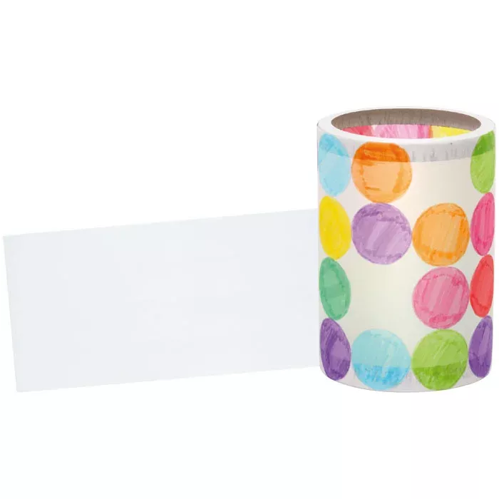 Klebeband, Washi-Tape, bunte Punkte, Klebeband-Rolle, Dekorband