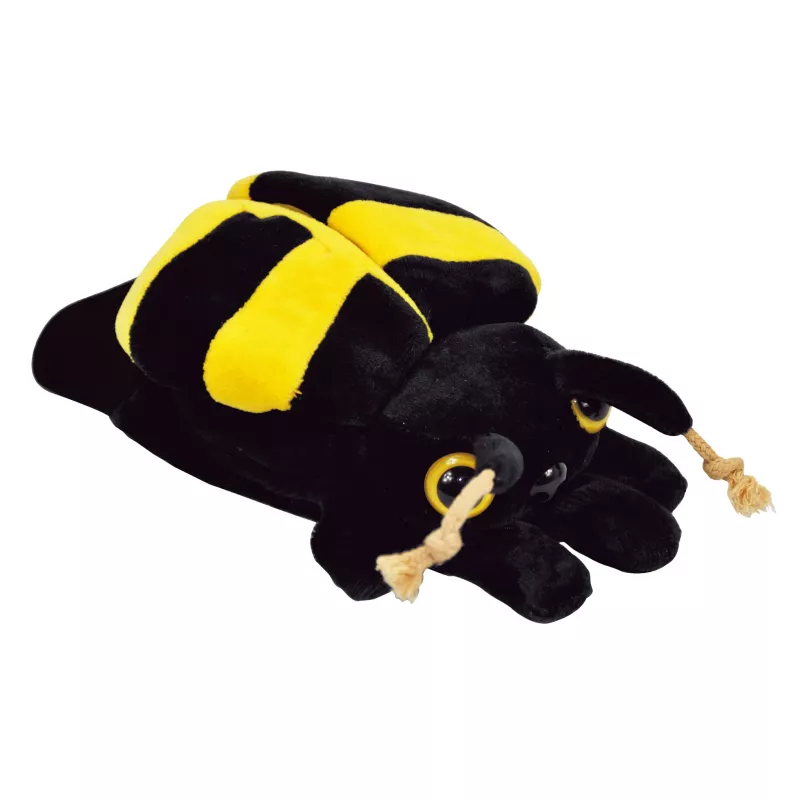 Schmetterling, Kuscheltier, Flügel, Garn-Aufhängung, Schwarz-Gelb