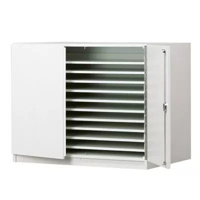 Papierschrank mit 10 Zügen - groß