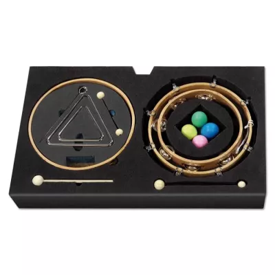 Kugelbahn, Magnetspiel, Holzspielzeug, Puzzle, Tischspiel