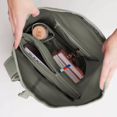 Rucksack, Tasche, Laptopfach, Ordnerfach, Klappentasche
