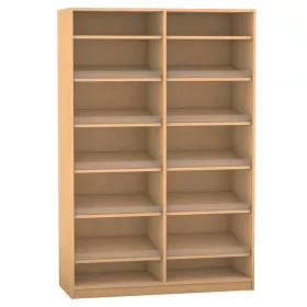 Flexeo® Schrägablagenregale, 190 x 126,4 cm