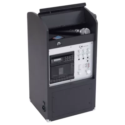 Karaoke-System, PA-System, Mikrofon, Mixer, Kassettenrekorder