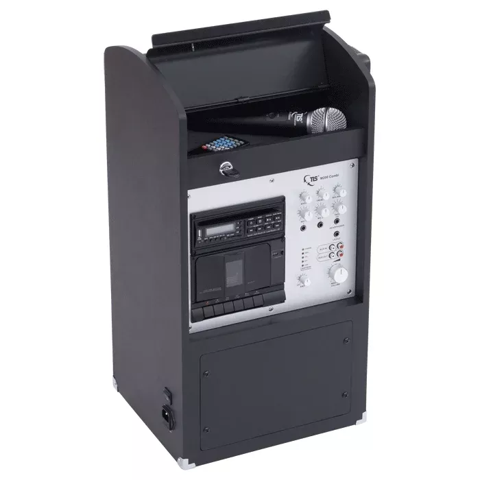 Karaoke-System, PA-System, Mikrofon, Mixer, Kassettenrekorder