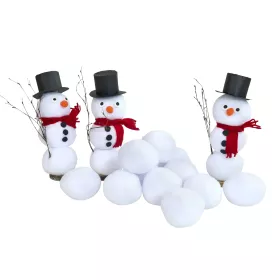 Deko- & Bastel-Schneeball-Set