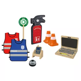 Rollenspiel-Set "Feuerwehr & Polizei"