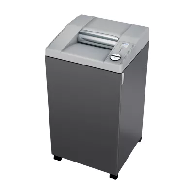 Papierschredder, Aktenvernichter, Stromlinien-Design, Silber/Grau, rollen