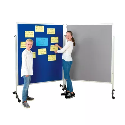 Schulwand, Knicktafel, Pinnwand, Posterwand, Kreidetafel?