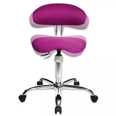 stuhl, bürostuhl, rollstuhl, stuhl mit rückenstütze, pink