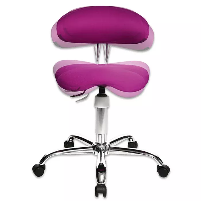 stuhl, bürostuhl, rollstuhl, stuhl mit rückenstütze, pink