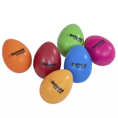 Ostereier, Plastik-Eier, bunte Eier, Eier-Set, Betzold Musik
