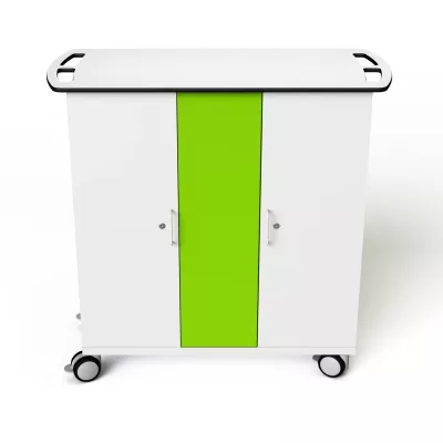 Medizinischer Wagen, Krankenwagen, Trolley, Schrank, grüne Streifen