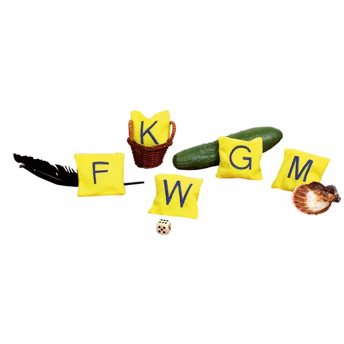 Kissen, Buchstaben, Wörter, Kernstoff, Kuschelkissen