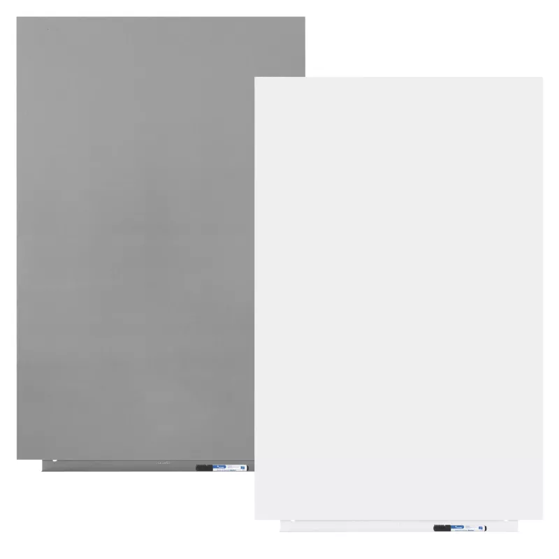 whiteboard, tinte-frei, markerablage, magnetisch, hochformat