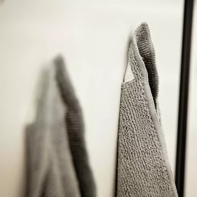 Tuch, Waschlappen, Baumwolle, Grau, Frottee