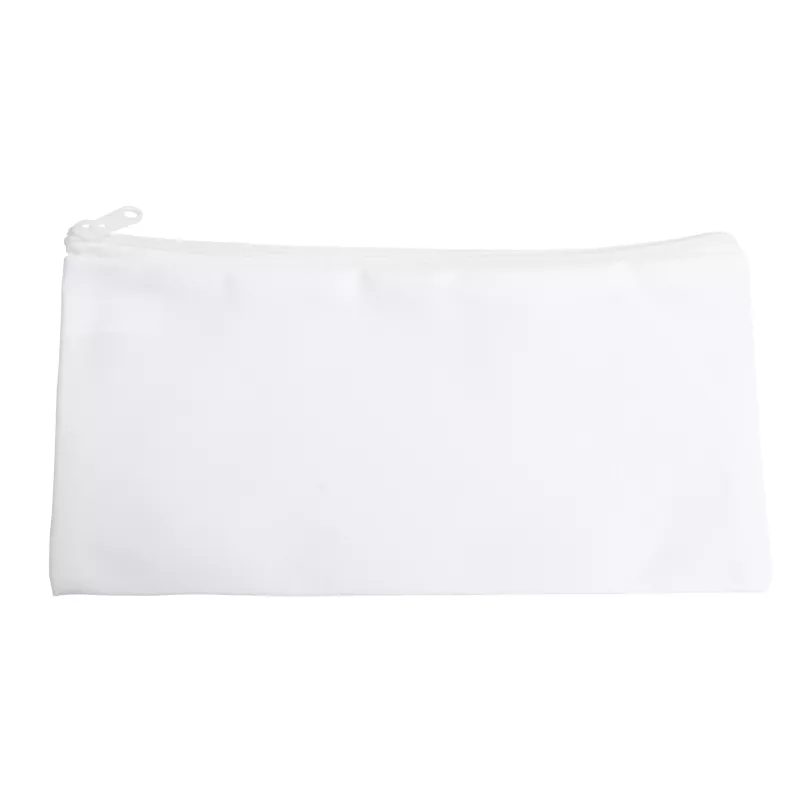 Clutch-Tasche, Weiß, Reißverschluss, Beutel, Minimalistisch