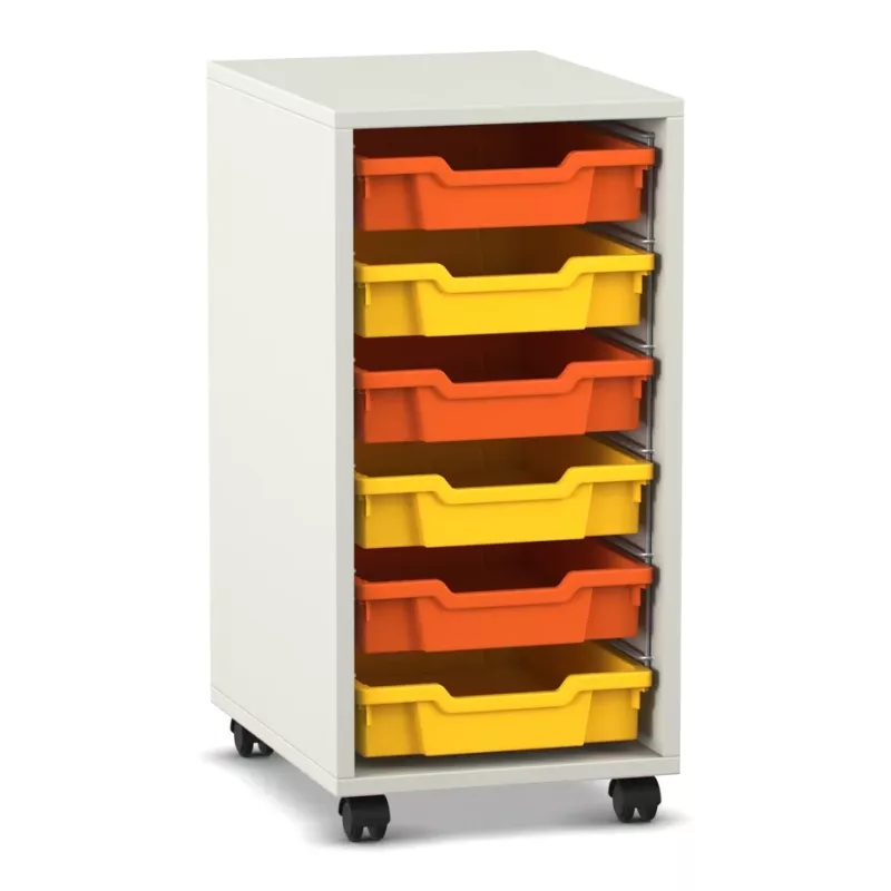 Rollcontainer, Kastenkorb-Schublade, Mobil, Bunte Schubladen, Aufbewahrungskasten
