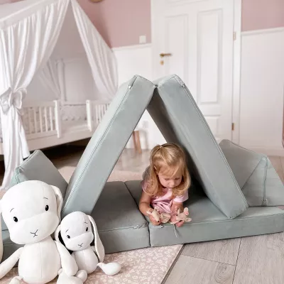 Kinderzelt, Kissenwand, Polsterzelt, Spielkissen, Kinderzimmer