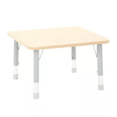 Kindertisch, Holztisch, Tischplatte, Metallbeine, Kunststofffüße