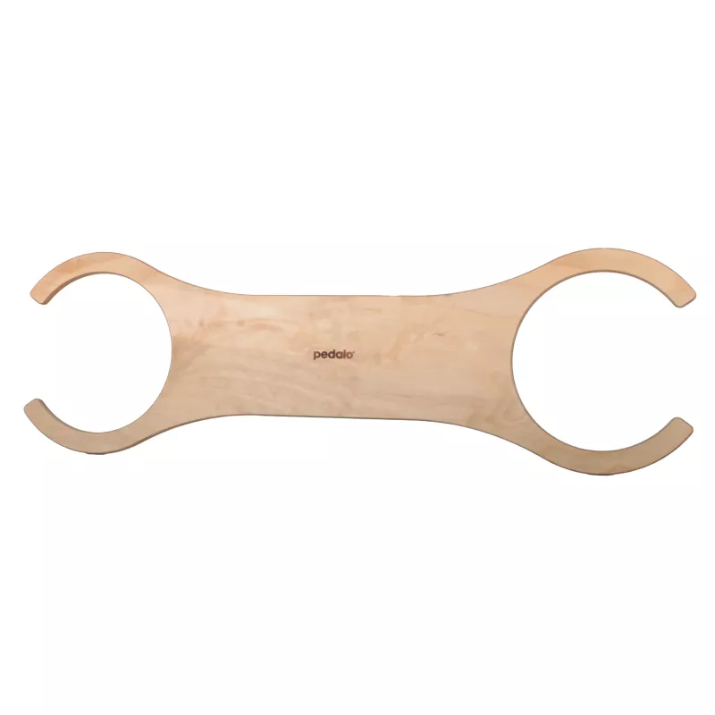 Bodyboard, Wooden tool, Double-ended, Corkscrew shape, Pedalo logo visible