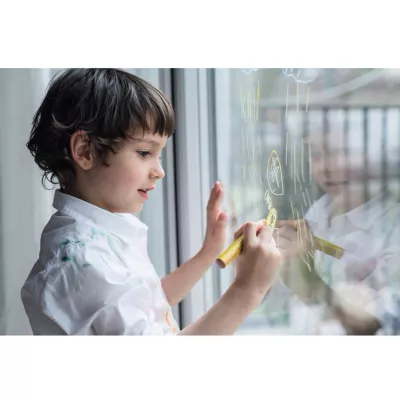 Kinder, White shirt, Fenster Tafel, Marker, Zeichnen