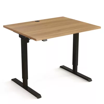 Schreibtisch, Holz, Verstellbarer Tisch, Schreibtischplatte, Metallbeine