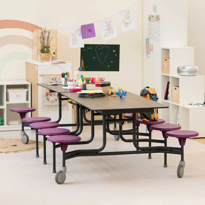 Tisch, Kinderstuhl, Klapptisch, Rollstuhl, Stuhlset