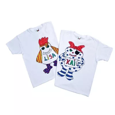 T-Shirts, Kids, Graphic tee, White, Character prints
