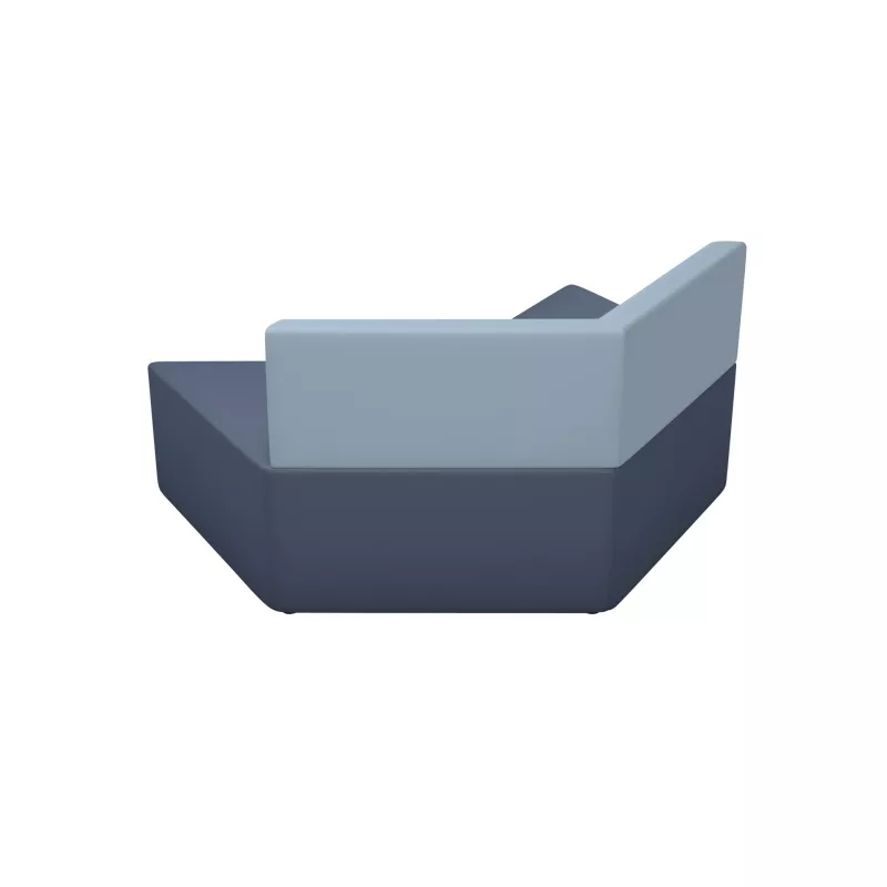 Sofa, Sessel, Ecksofa, Zweifarbig, Polsterung