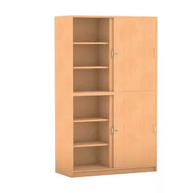 Halb-Schiebetürenschrank - Breite: 126,4 cm