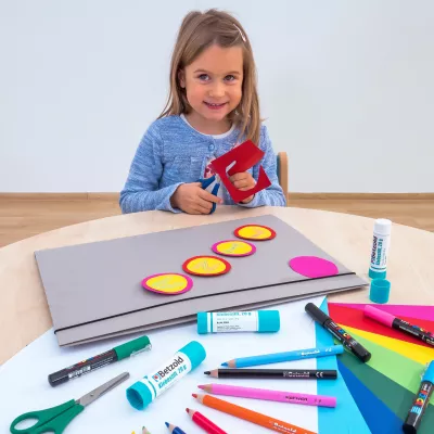 Kinder, Bastelmaterial, Motivation, Papier, Krepppapier