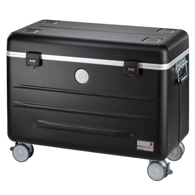 Koffer, Hartschale, Schwarz, Rollenkoffer, Combo-Lock