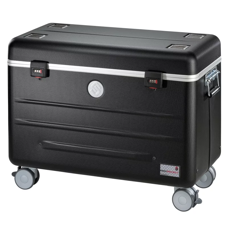Koffer, Hartschale, Schwarz, Rollenkoffer, Combo-Lock
