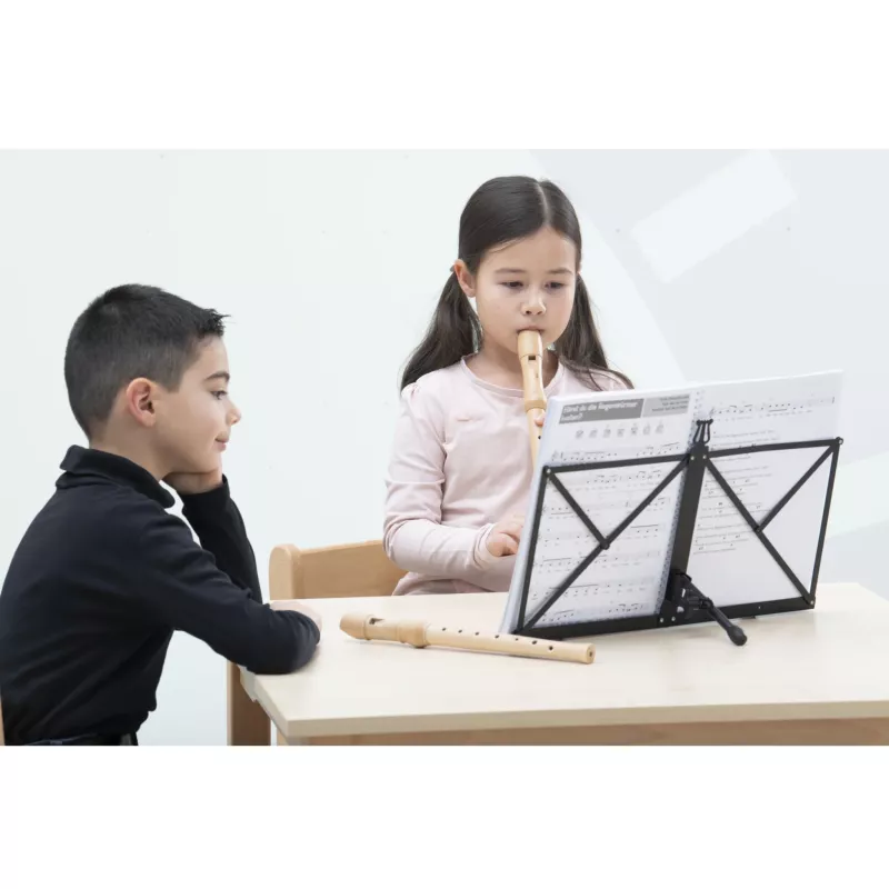 Kinder-Musikinstrument, Blockflöte, Musikinstrument, Notenständer, Schülerinnen