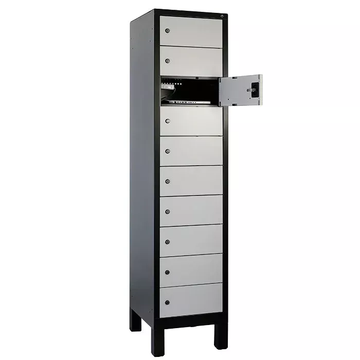 Postfach, Kunststoff/Metall, Schlitzbriefkasten, Postfächer, Stahlkorpus