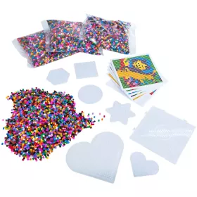 Midi-Bügelperlen-Set mit 7 Steckplatten