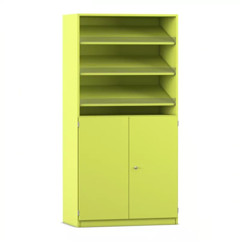 Regal, Schrank, Offenes Regalband, Schrankboden, Schranktür