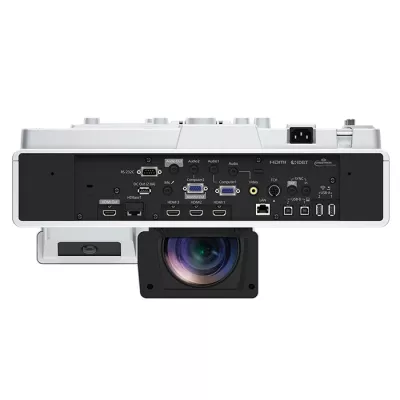 Projektor, Projektor Objektiv, Klarer Lens, HDMI Ports, Rückseite Anschlüsse