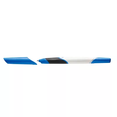 Kugelschreiber, Schreibgerät, Kappe abnehmbar, Blau, Gummigriff