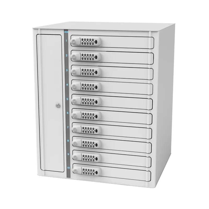 Serverrack, Lockbox, 12-Slot, Sicherheit, Verschlussbar
